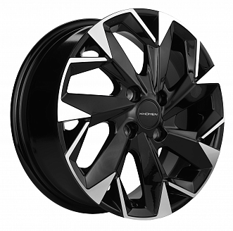 Диск KHW 1508 6x15 4x100 ET39 56,6 Black-FP (Chevrolet Cobalt)