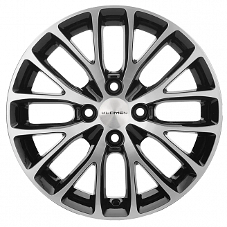 Диск KHW 1506 6x15 4x100 ET40 60,1 Black-FP (Renault Logan/ Renault Sandero)
