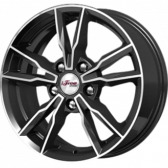 Диск iFree Икигай (KC865-09) 6,5x16 5x112 ET46 DIA 57,1 Блэк джек