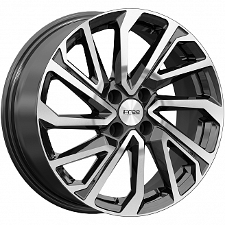 Диск iFree Неом (Vesta) (KC1172-08) 6,5x16 4x100 ET50 60,1 Алмаз черный