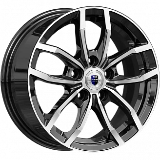 Диск K&K Фрост (KC1048-02) 6,5x15 5x114,3 ET39 DIA 60,1 Алмаз черный
